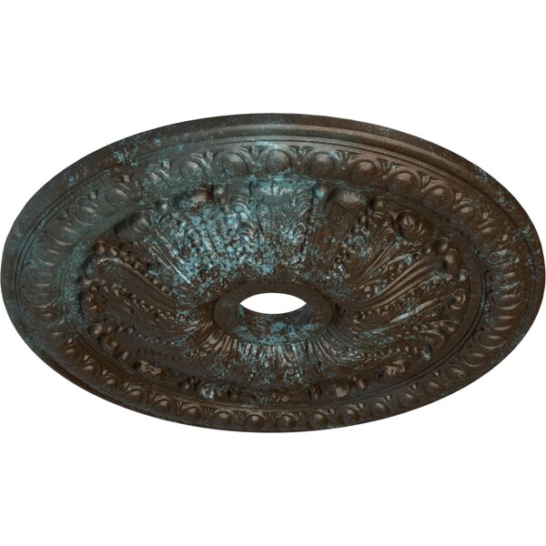 Tomango Egg & Dart Ceiling Medallion (Fits Canopies Up To 6 3/4), 27 7/8OD X 3 7/8ID X 2 1/2P